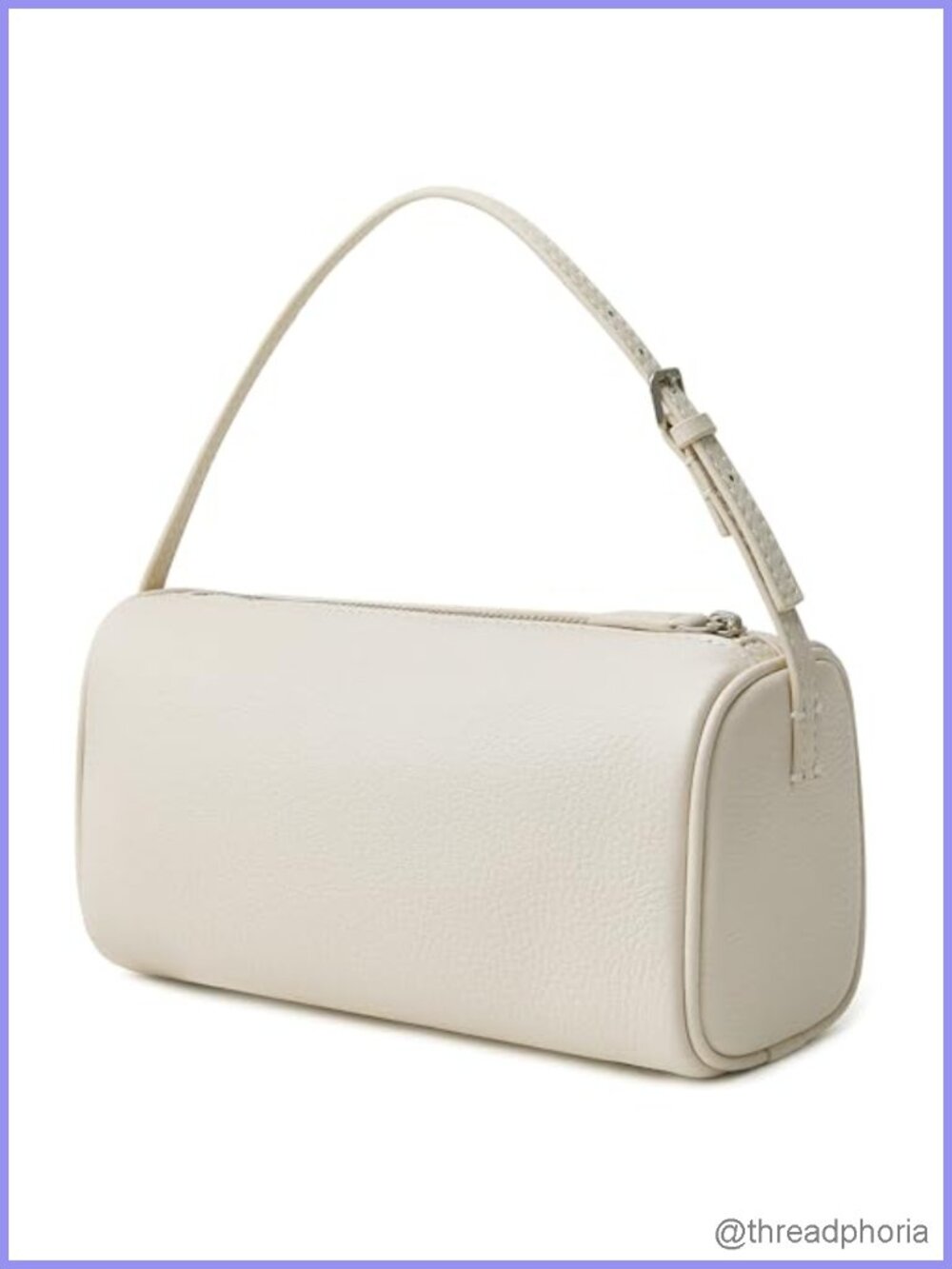 Genuine Leather Mini Barrel Hobo Purse Small Crossbody Top Handle Tote Bag